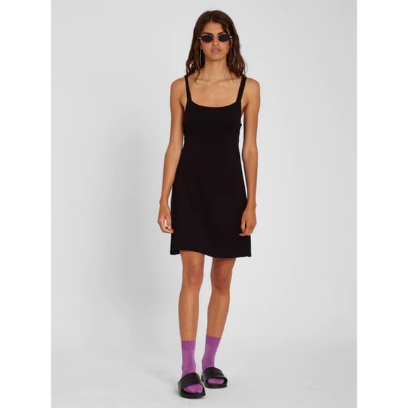 Volcom Dresses & Skirts - Volcom Easy Babe Short Dress Black